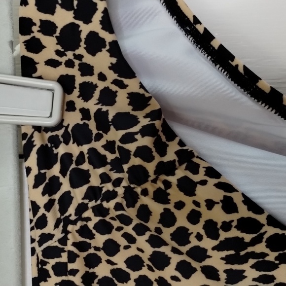 Victoria Secret bikini swim leopard print bikini bottoms size large lined VS - Picture 2 of 7